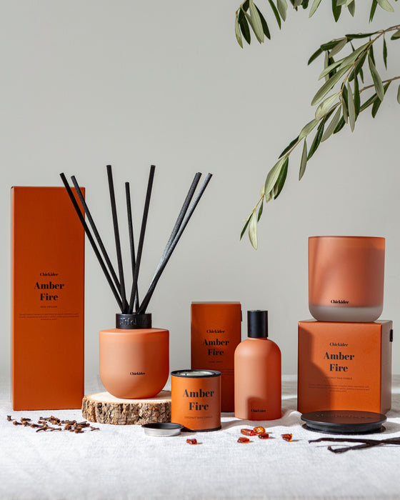 Amber Fire Core Candle