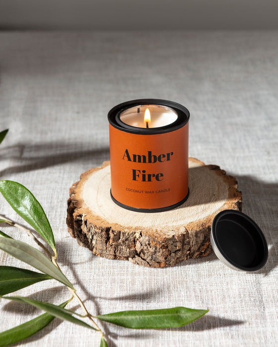 Amber Fire Core Conscious Candle