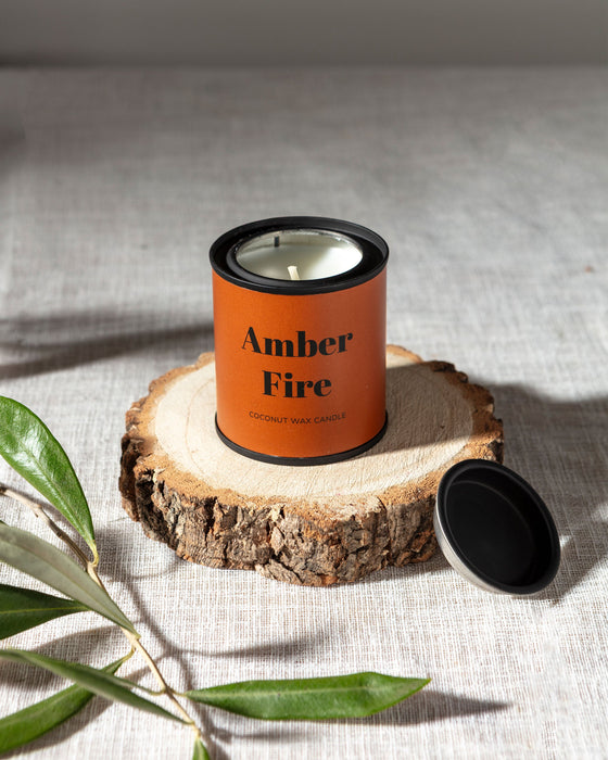 Amber Fire Core Conscious Candle