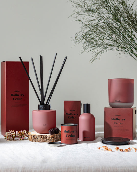 Mulberry Cedar Core Conscious Candle