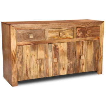 Light Acre & Artisan Premium 140cm 3 Cupboard Sideboard