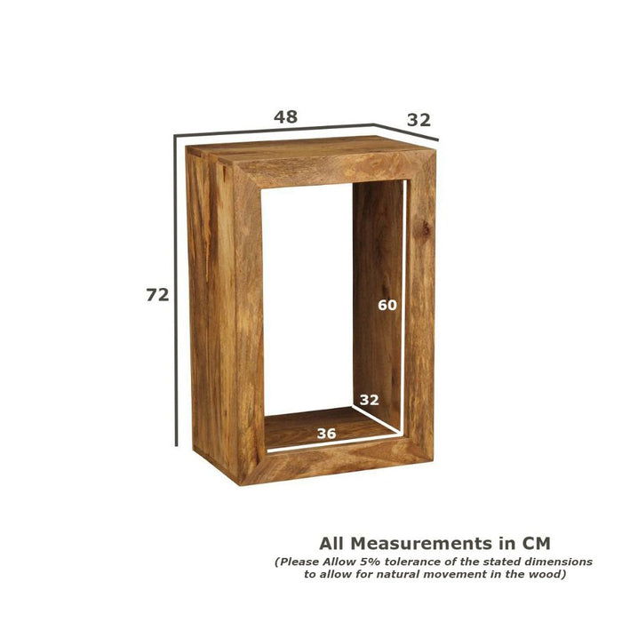 Light Dakota Rectangular Cube - In Stock