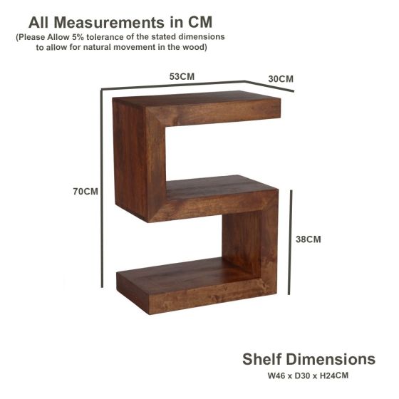 Acre & Artisan Solid Wood Side Table 563