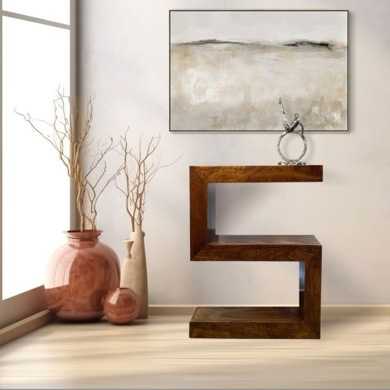 Acre & Artisan Solid Wood Side Table 563