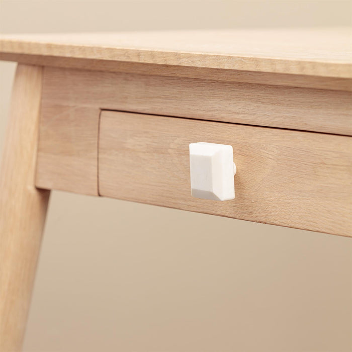 Samara White Stone Drawer Knobs