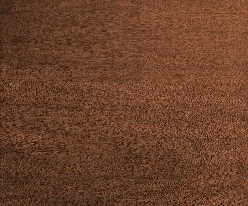 Dining Table Olympus Live Edge 200cm Acacia Wood Brown Slanted Frame Black 55mm Top