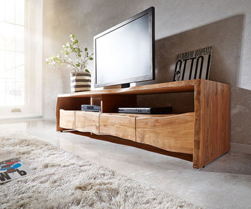 TV Stand Highland 230cm Acacia Wood Natural