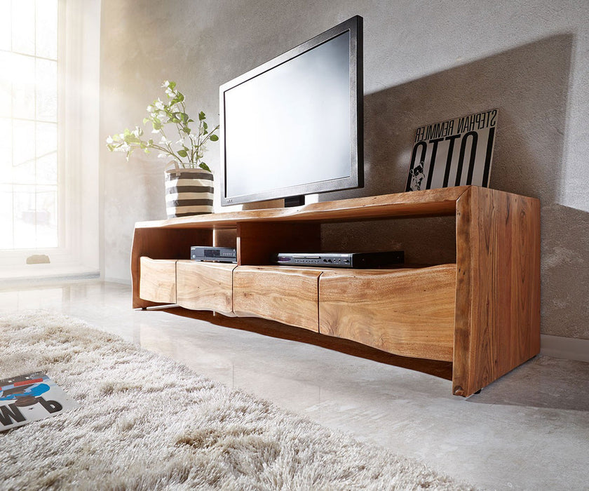 TV Stand Highland 230cm Acacia Wood Natural