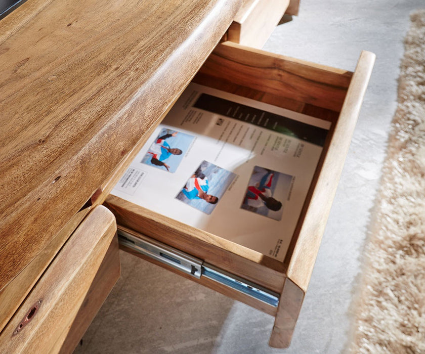 TV Stand Highland 230cm Acacia Wood Natural