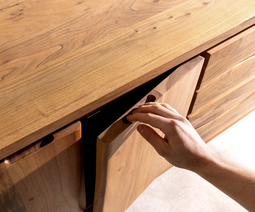 TV Stand Olympus Live-Edge 300cm Acacia Wood Natural