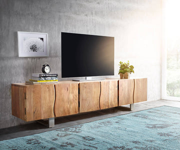 TV Stand Olympus Classic Live-Edge 220cm Acacia Wood Natural