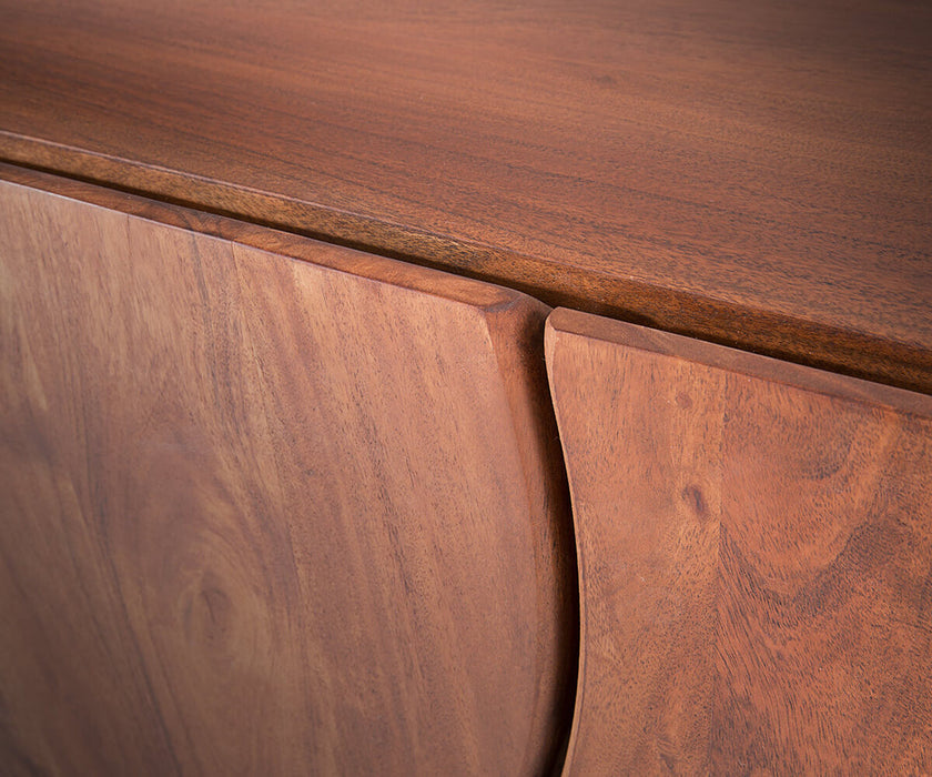 TV Stand Olympus Classic Live-Edge 220cm Acacia Wood Brown