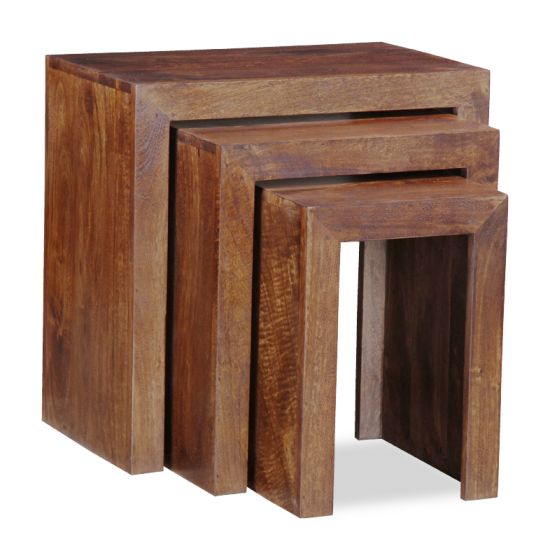Acre & Artisan Solid Wood Chunky Nest