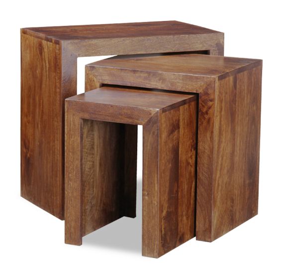 Acre & Artisan Solid Wood Chunky Nest