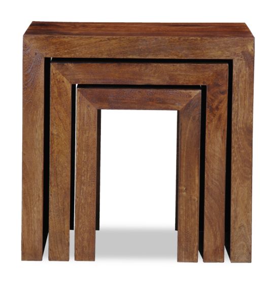Acre & Artisan Solid Wood Chunky Nest