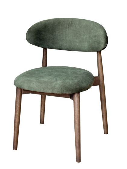 Acre & Artisan Light Solid Wood 220Cm Mango Wood Dining Table 8 Scandi Green Velvet Oak Dining Chair 4