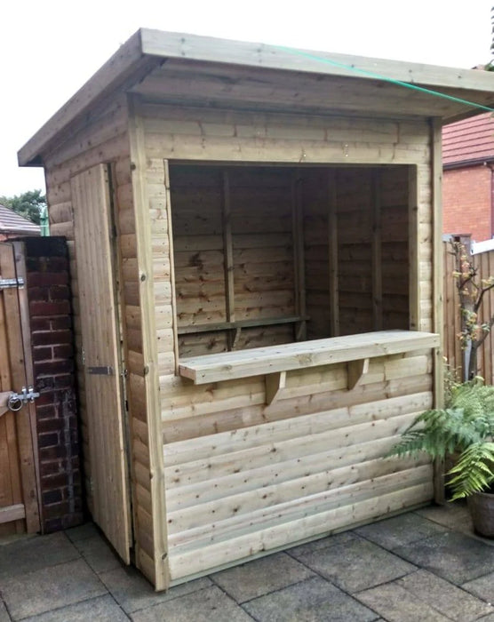 Outdoor Garden Bar Pressure Treated Timber Entertainment Shed