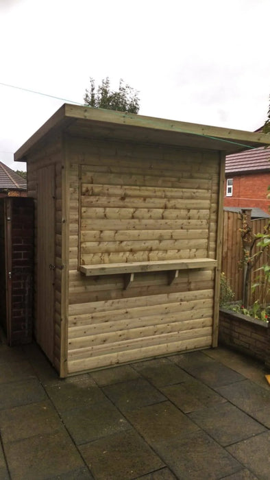 Outdoor Garden Bar Pressure Treated Timber Entertainment Shed