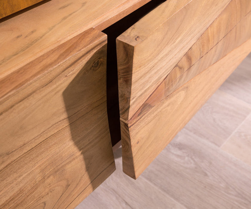 TV Stand Wyatt 175cm Acacia Wood Natural