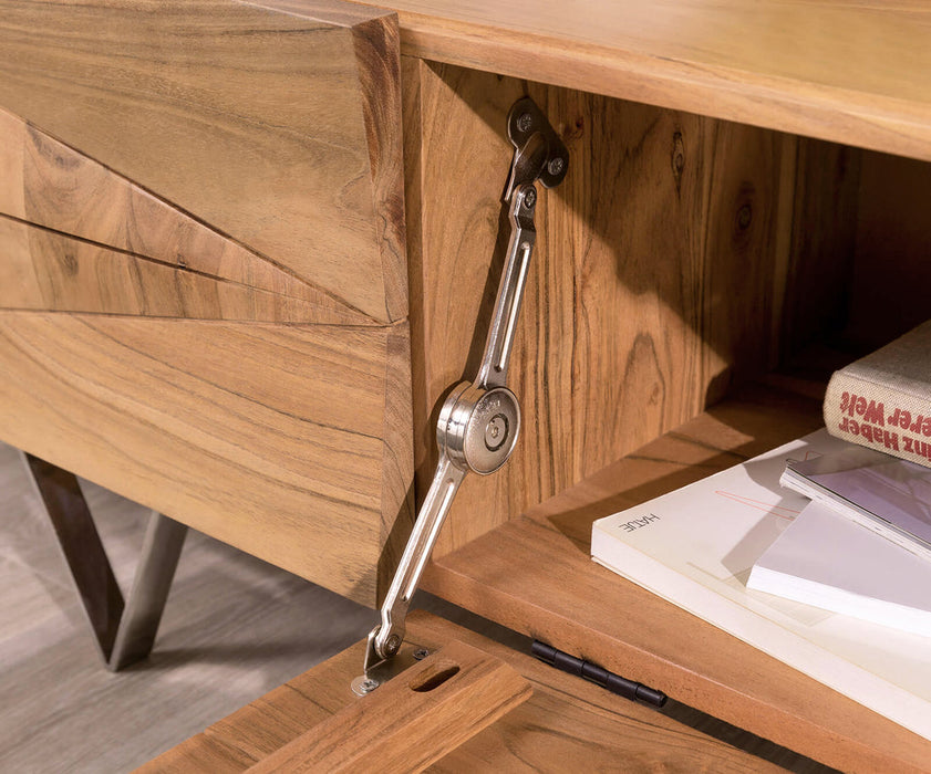 TV Stand Wyatt 175cm Acacia Wood Natural