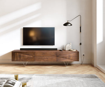 TV Stand Wyatt 175cm Acacia Wood Brown
