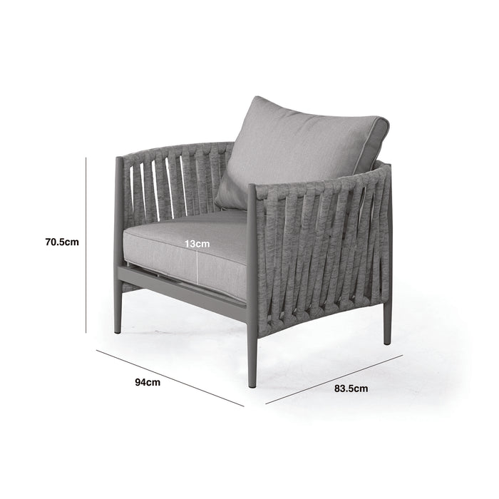 Milan Rope Weave Lounge Chair