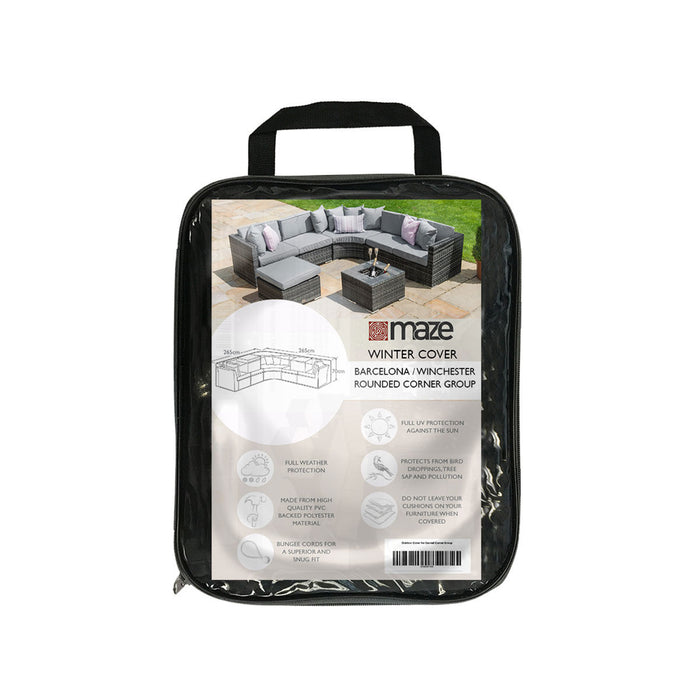 BarcelonaWinchester Rounded Corner Group - Garden Furniture Cover