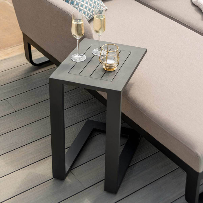 Outdoor Fabric Aluminium Side Table