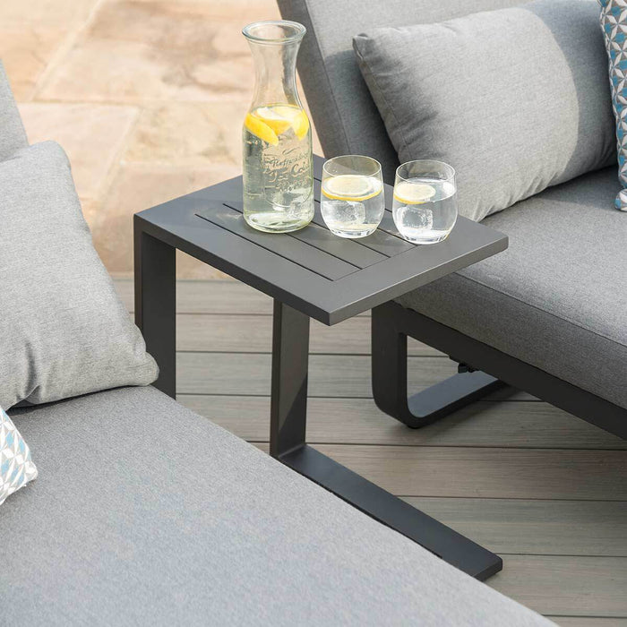 Outdoor Fabric Aluminium Side Table