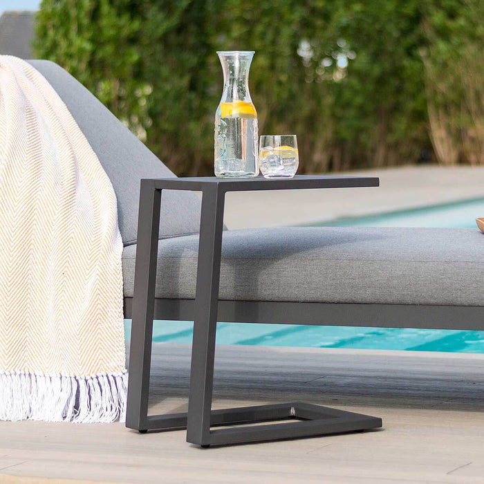 Outdoor Fabric Aluminium Side Table