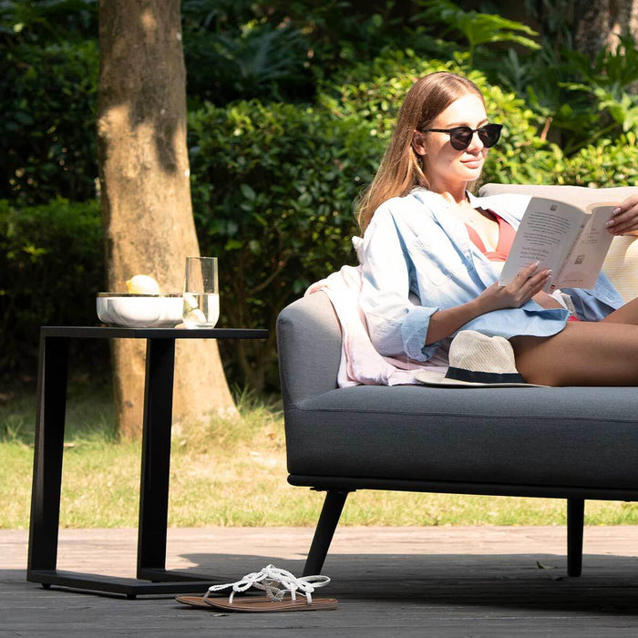 Outdoor Fabric Aluminium Side Table