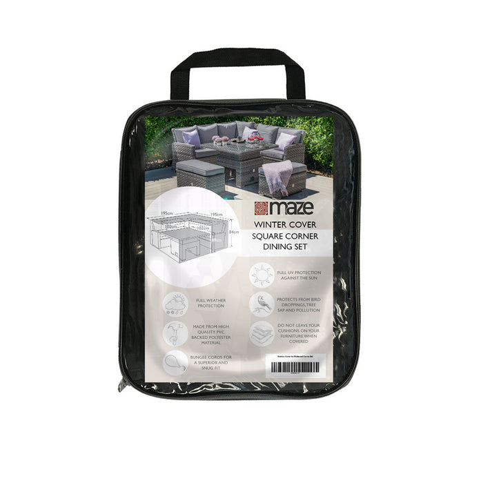 Square Corner Dining Set - Garden Furniture Cover