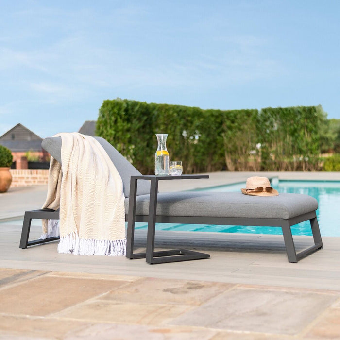 Outdoor Fabric Aluminium Side Table