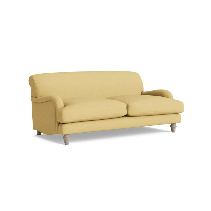 Reine Two Seater Sofa Ochre Cotton Linen