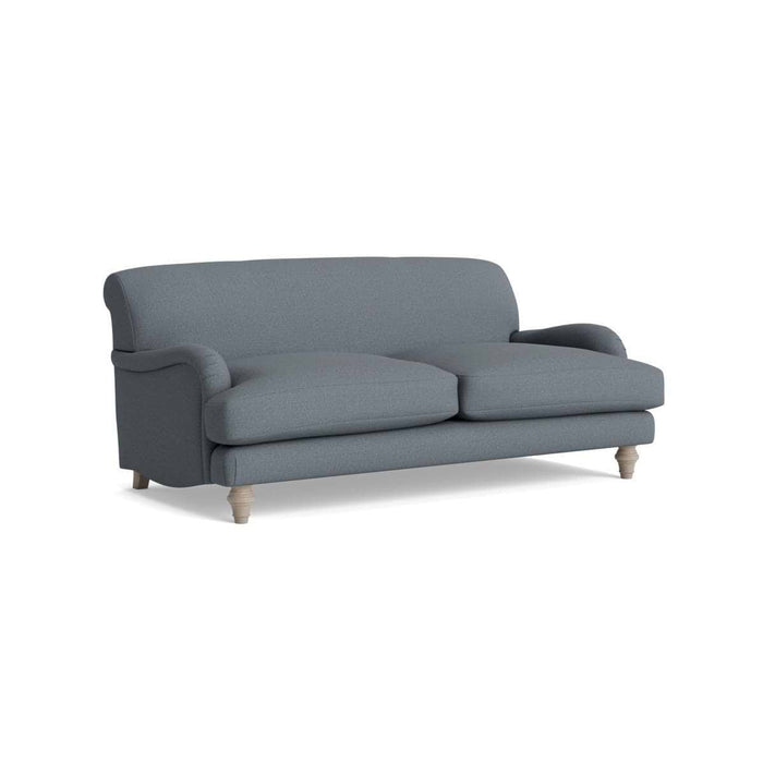 Reine Two Seater Sofa - Pebble Blue Cotton Linen