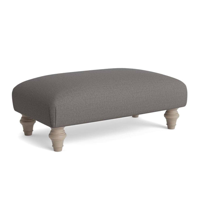 Reine Ottoman â€“ Steel Cotton Linen