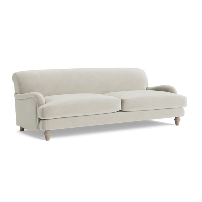 Reine Three Seater Sofa - Silver Velvet