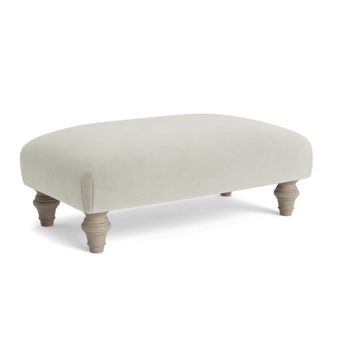 Reine Ottoman - Silver Velvet