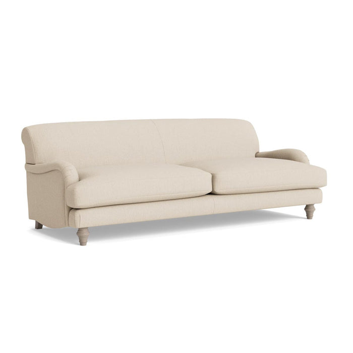 Reine Three Seater Sofa â€“ Sand Herringbone