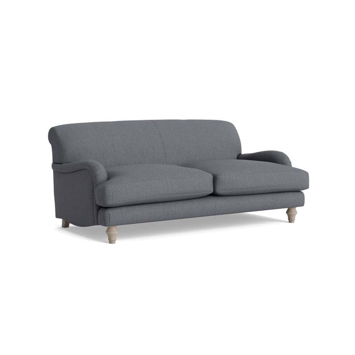 Reine Two Seater Sofa â€“ Slate Blue Herringbone