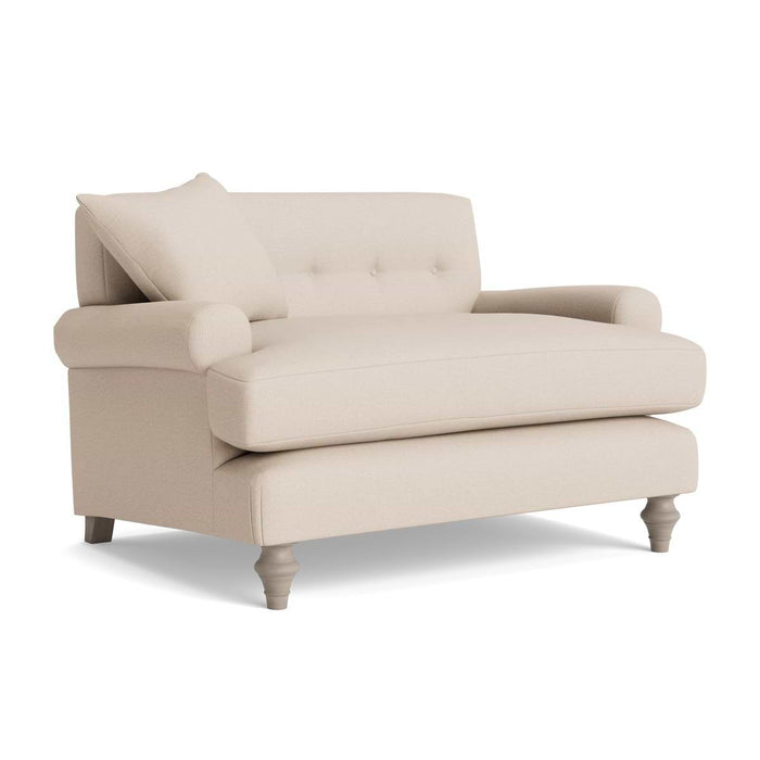Visby Loveseat Ã¢â‚¬â€œ Oat Cotton Linen
