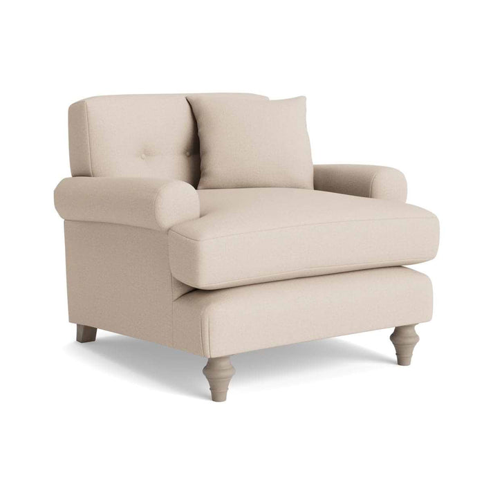 Visby Armchair â€“ Oat Cotton Linen