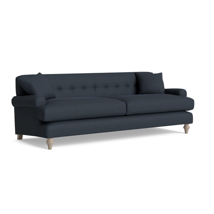 Visby Three Seater Sofa - Nordic Blue Cotton Linen