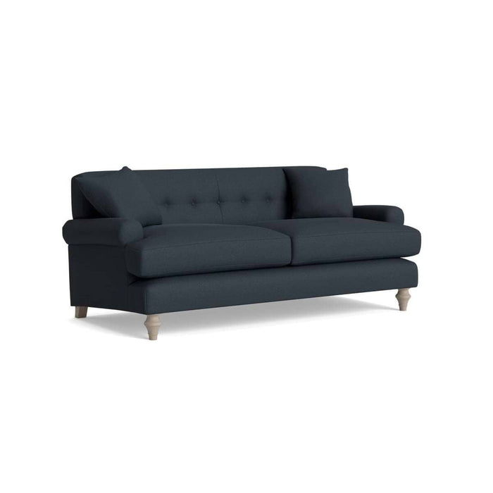 Visby Two Seater Sofa - Nordic Blue Cotton Linen