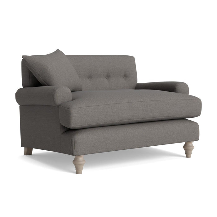 Visby Loveseat ƒ¢¢‚¬¢€œ Steel Cotton Linen