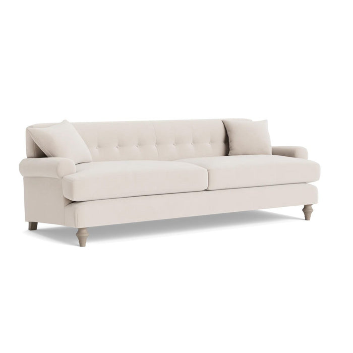 Visby Three Seater Sofa â€“ Chalk Velvet