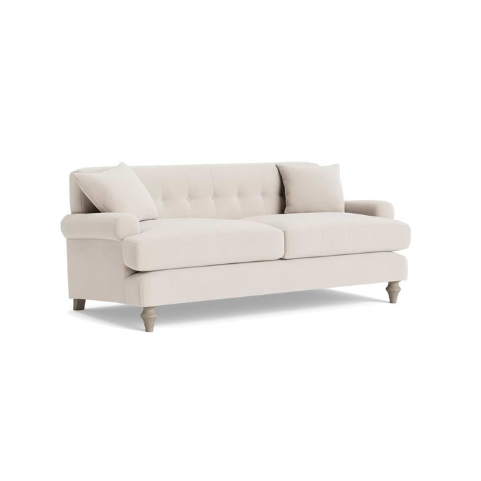 Visby Two Seater Sofa â€“ Chalk Velvet