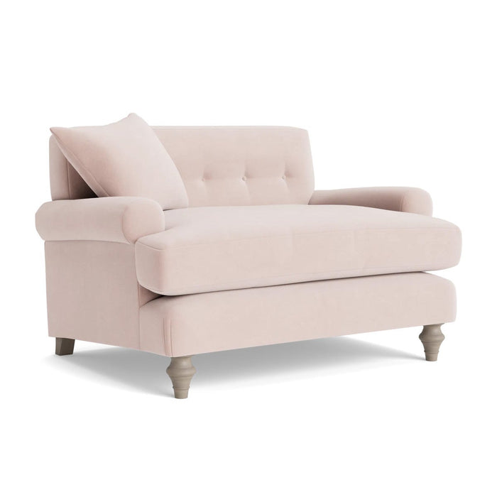 Visby Loveseat ƒ¢¢‚¬¢€œ Vintage Rose Velvet