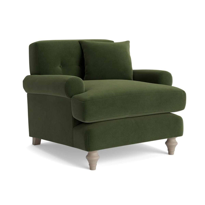 Visby Armchair - Juniper Velvet