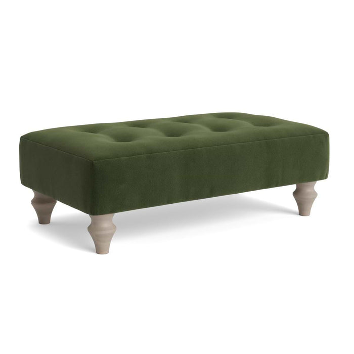 Visby Ottoman - Juniper Velvet